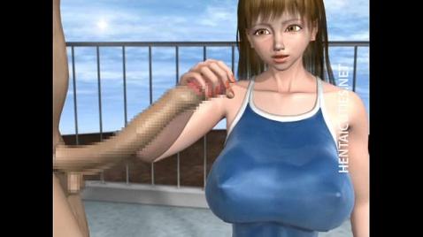 Большие сиськи и жесткий трах у бассейна